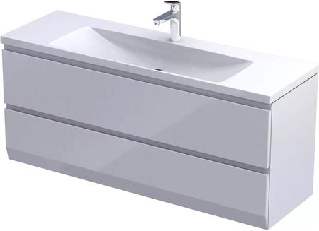Oristo Szafka Z Umywalką Brylant Compact 120Cm Biały