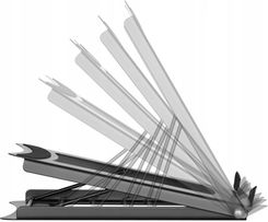Digitus regulowana metalowa podstawka pod laptopa notebook (90368BLACK)