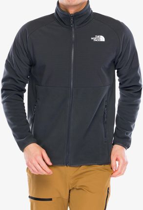 Bluza polarowa The North Face Glacier Heavyweight Full Zip Jacket - asphalt grey/tnf black