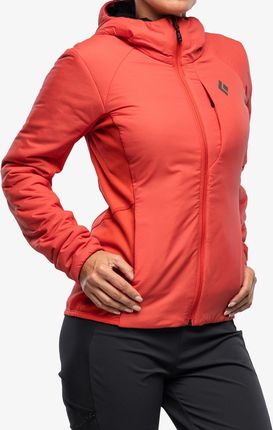 Kurtka ocieplana damska Black Diamond First Light Hybrid Hoody - coral red