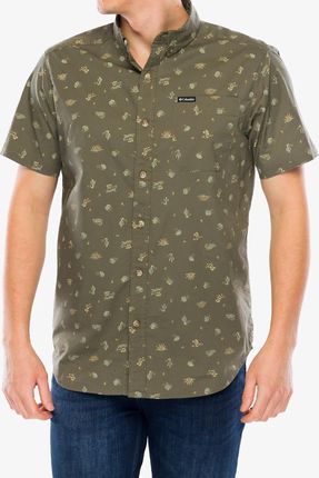 Koszula turystyczna Columbia Rapid Rivers Printed Short Sleeve Shirt - stone green deserted