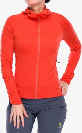 Bluza Z Kapturem Damska Rab Planar Hoody - Red Grapefruit