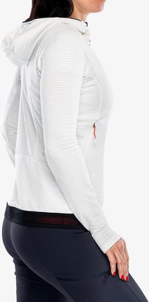 Bluza damska z kapturem Salewa Pedroc PL Hooded Jacket - white