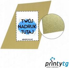 Zdjęcie Pakiet 10szt. Tabliczek Aluminiowych Złotych 10X15Cm - Z Nadrukiem - Katowice