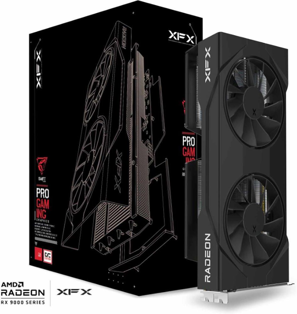 Xfx Xfx. Swift RX 9060XT OC 8 GB (RX96TSW8GBQ) - Karta graficzna