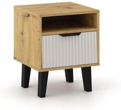 Zdjęcie Mebel Bos Szafka Nocna Borg Duo 1S Dąb Artisan Kaszmir - Kutno