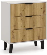 Zdjęcie Mebel Bos Komoda Borg Duo 3S Dąb Artisan Kaszmir - Ostrzeszów