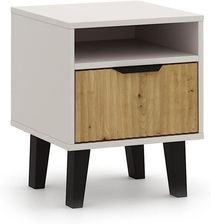 Zdjęcie Mebel Bos Szafka Nocna Borg Duo 1S Kaszmir Dąb Artisan - Kutno