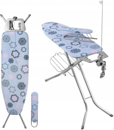 Kadax Deska Do Prasowania 120x38cm Szeroki Blat Z Gniazdem + Rękawnik Full