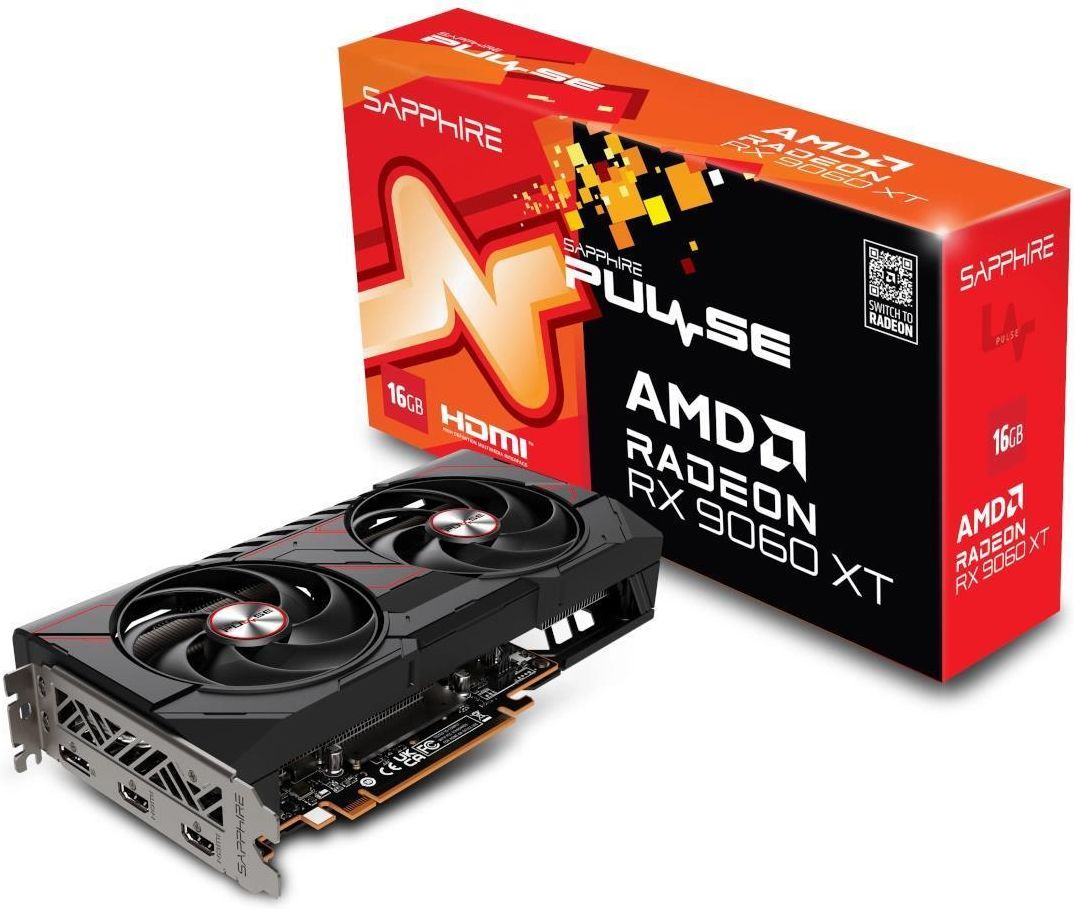 фото Відеокарта Sapphire Pulse Radeon RX 9060 XT 16GB (11350-03)