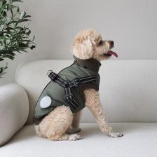 Zdjęcie Nordic Paws Dogcoat Thor With Harness 40Cm Green M - Kleczew