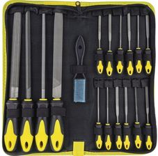 Zdjęcie ZESTAW PILNIKÓW DO METALU DREWNA IGLAKI TARNIKI ZDZIERAKI PROSTE ETUI 18 EL - Poręba