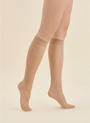 GABRIELLA MIRA 20 DEN Podkolanówki BEIGE / UNI
