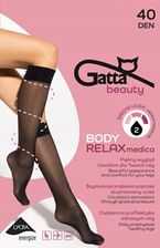 Zdjęcie GATTA BODY RELAX medica Podkolanówki 40 DEN Nero / 35-38 - Opalenica