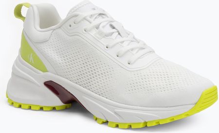 Buty damskie Calvin Klein YW0YW01856 Hike Runner Mg Tech Knit bright white wild lime/andora Wiosna 2025