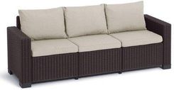 Zdjęcie Keter Sofa Ogrodowa California 3 Brązowo-Beżowy - Lębork