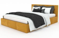Zdjęcie Doboxa Łóżko Tapicerowane Sono 88 160X200 T18 Żółte - Brzeg