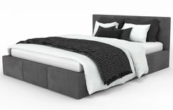 Zdjęcie Doboxa Łóżko Tapicerowane Sono 88 140X200 T15 Grafitowe - Strzelce Opolskie