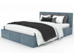 Zdjęcie Doboxa Łóżko Tapicerowane Sono 88 140X200 T13 Błękitne - Żywiec