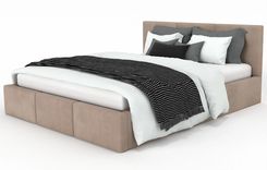 Zdjęcie Doboxa Łóżko Tapicerowane Sono 88 140X200 T04 Beżowe - Żywiec