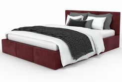 Zdjęcie Doboxa Łóżko Tapicerowane Sono 88 140X200 T03 Bordowe - Strzelce Opolskie