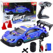Zdjęcie Lean Toys Samochód Wyścigowy Auto Do Driftu Rc Niebieskie 30Km/H 1:16 - Wolbrom