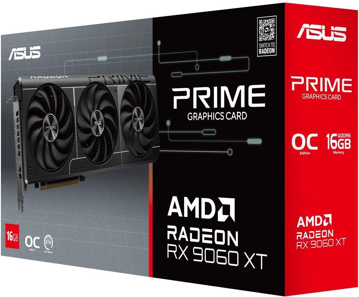 фото Відеокарта Asus PRIME-RX9060XT-O16G