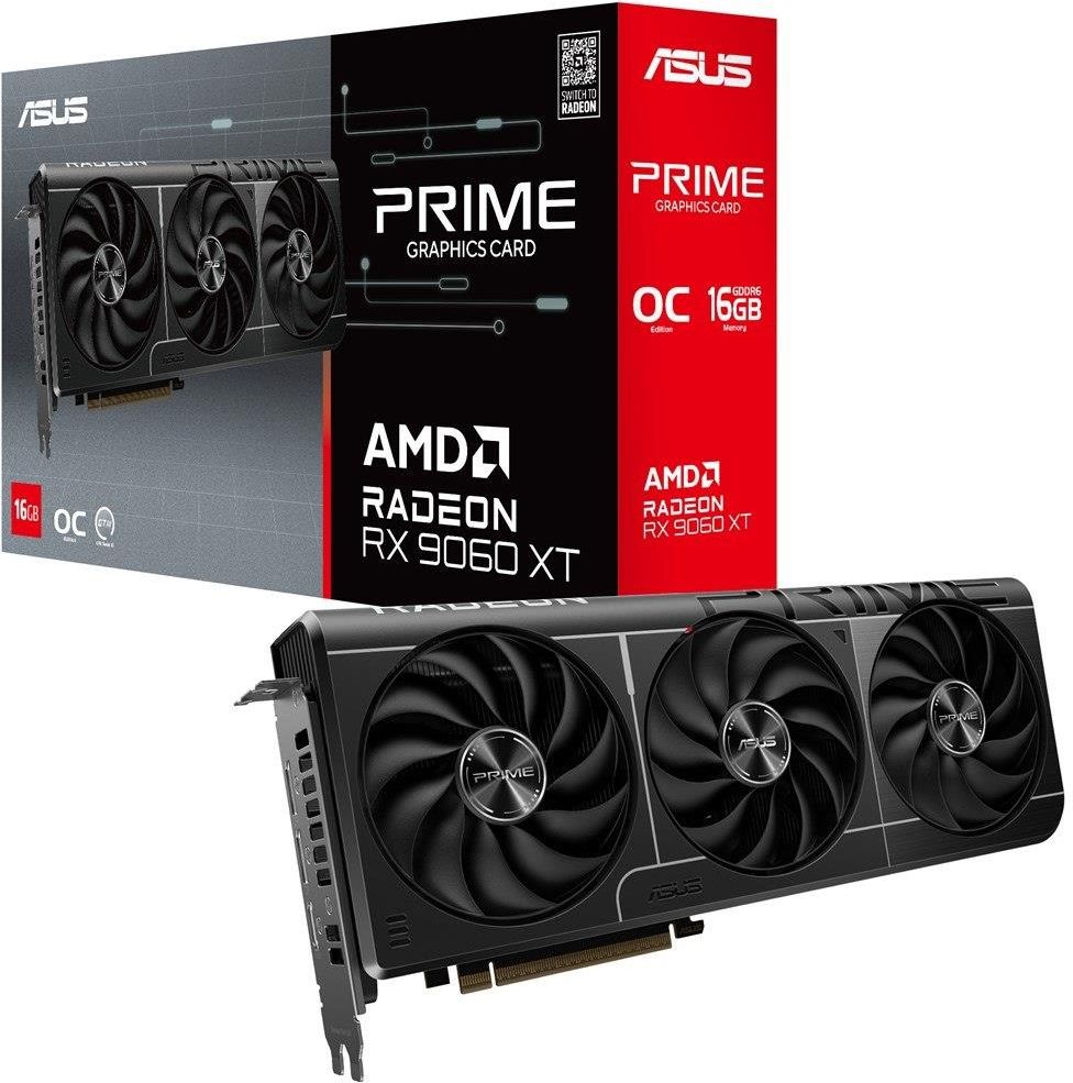 фото Відеокарта Asus PRIME-RX9060XT-O16G