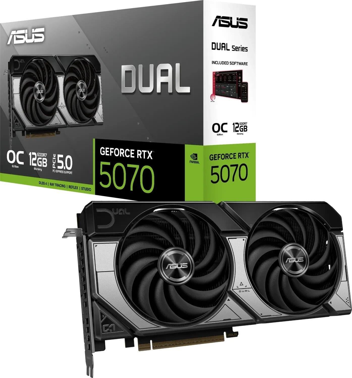 фото Видеокарта Asus DUAL-RTX5070-O12G (90YV0M17-M0NA00)