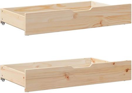 Zakito Europe Szuflada pod łóżko 95x55x16cm lite drewno sosnowe (ZE850920)