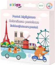 Zdjęcie Strigo Zakreślacz Eko Kapibara Pastel 4szt. - Łapy