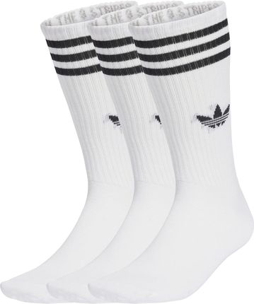 Skarpety unisex adidas 3-STRIPES HIGH 3-PACK białe JV7416