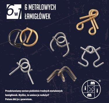 MI Toys Metalowe Łamigłówki 6w1