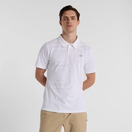 Koszulka New Balance Cotton Pique Polo M MT51519WT XL