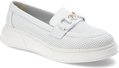 Zdjęcie Białe Mokasyny S.Barski Modne Obuwie Damskie - Radlin
