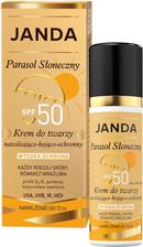 Zdjęcie Janda Parasol Słoneczny Krem do twarzy nawilżająco-kojąco-ochronny SPF50, 50 ml - Pieniężno