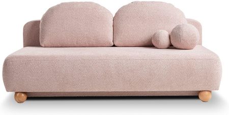 Mała sofa z funkcją spania Emily o obłych kształtach