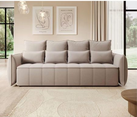 Kanapa Weltton z funkcją spania z pojemnikiem