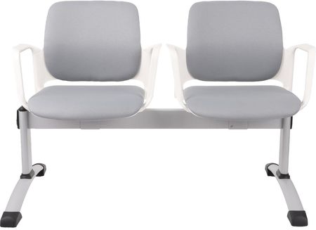 Ławka do poczekalni Aspen WT 2 Arm, podwójna ławka, dwuosobowa