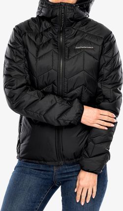 Kurtka ocieplana damska Peak Performance Elevate Liner Hood - black