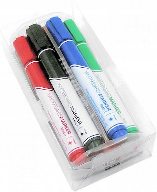 Markery Do Tablic Flipchartów Suchościeralnych Z Gąbką Magnes 4