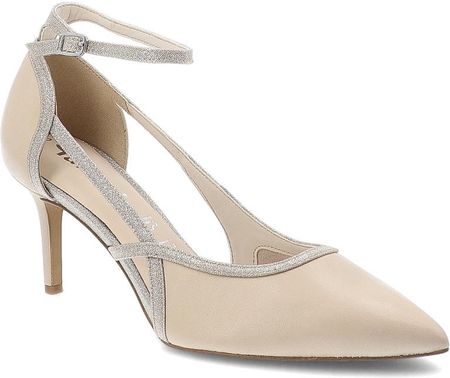 Beżowe Czółenka Tamaris Eleganckie Obuwie Damskie Na Szpilce