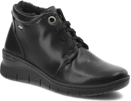 Czarne Trzewiki Armodo Ocieplane Buty Damskie