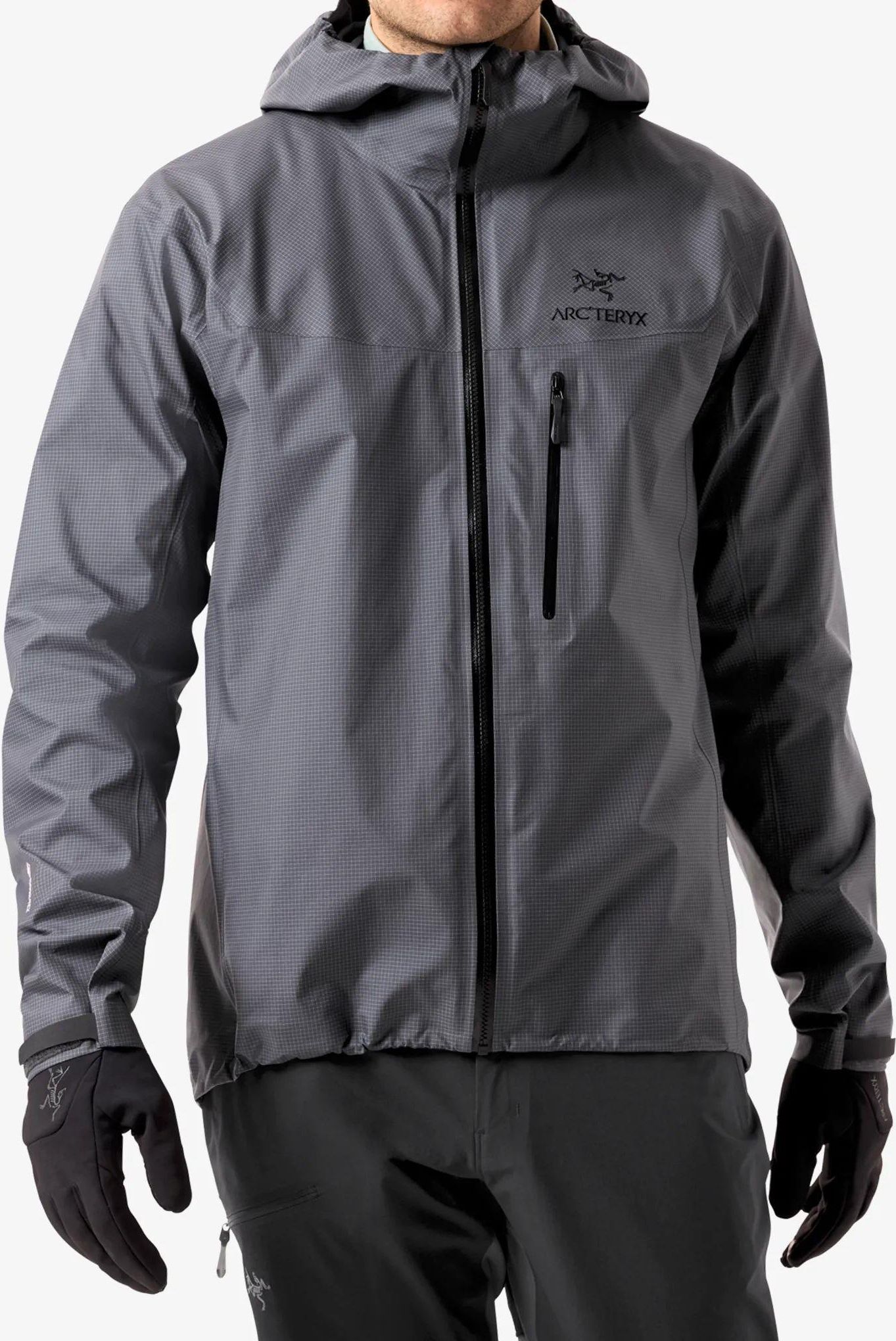 『Alpha Lightweight Jacket』Dk Grey/Black Kurtka GORE TEX Arcteryx Alpha Lightweight Jacket - dk grey/black