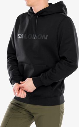 Bluza z kapturem Salomon Big Logo Hoodie - deep black
