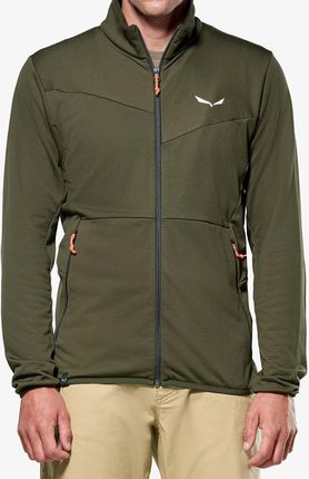 Bluza bez kaptura Salewa Puez Cammino PL Jacket - dark olive