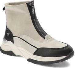 Zdjęcie Białe Botki Mustang Ocieplane Obuwie Damskie - Wilamowice