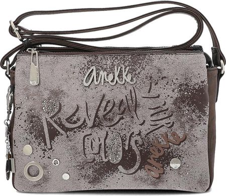 Brązowa Listonoszka Anekke Modna Torebka Damska Premium