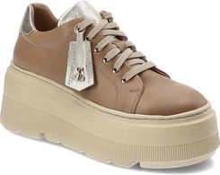 Zdjęcie Brązowe Sneakersy Libero Modne Obuwie Damskie - Ustroń