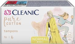 Zdjęcie Cleanic Pure Cotton Normal Tampony 16 szt. - Kock